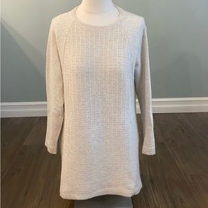 JJILL tunic sweater - cream - size XS